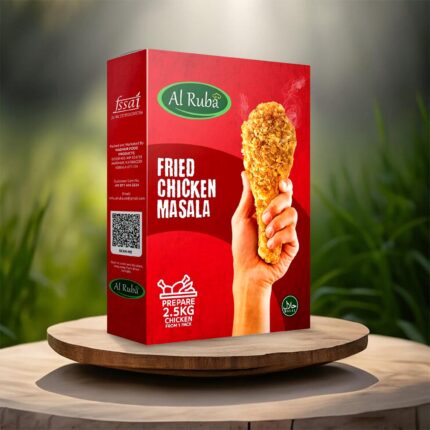 Al Ruba Fried Chicken Masala (100g) - Pack of 1 | Crispy Broasted Flavor | Prepares 2.5kg Chicken | No Artificial Colors | Inclusive of GST by MADHUR FOOD PRODUCTS